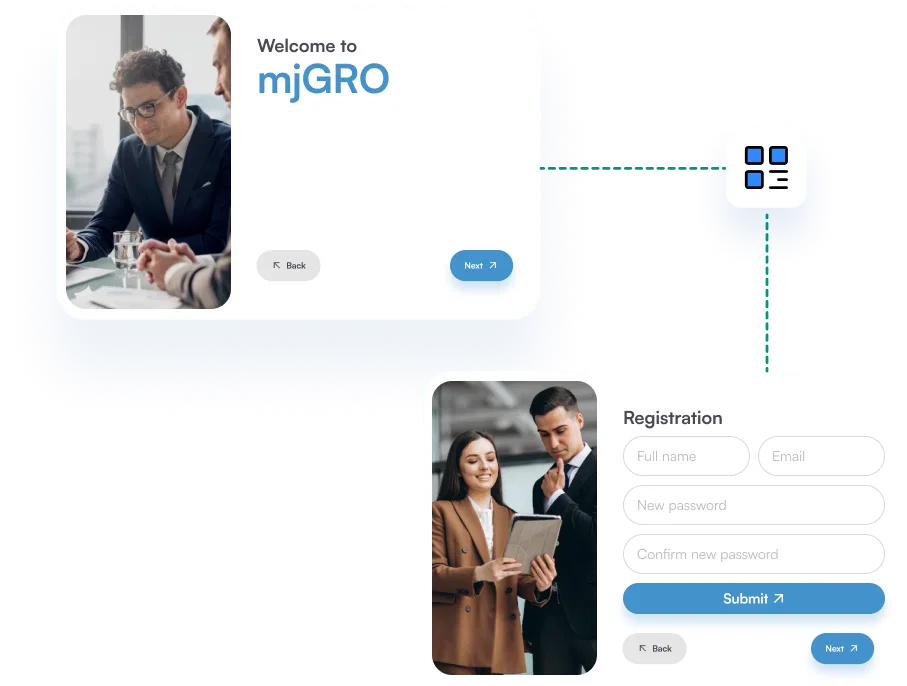 Easy and verified Registration / onboarding mechanism