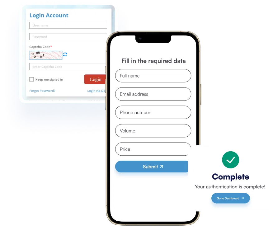 App based authentic & validated sales data capture