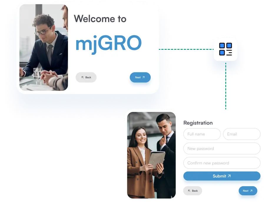 Easy and verified Registration / onboarding mechanism